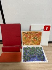Olivetti stationery set notebook pen tray pen case Red From Japan thumbnail