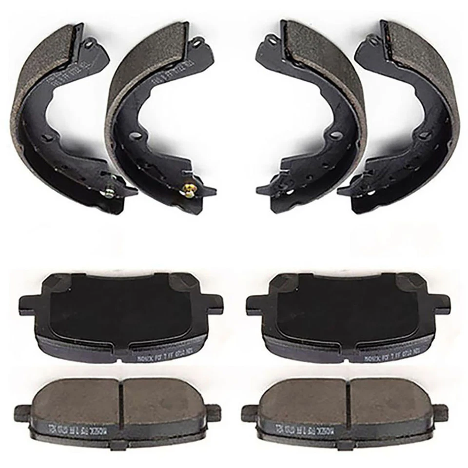 Pastilla de freno delantera y trasera OE + zapata de tambor para Pontiac Vibe 2003-2008 1,8 L Foto 2 de 4