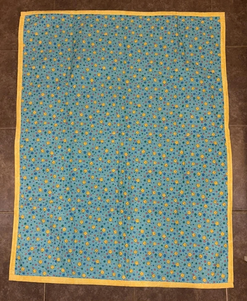 Manta de bebé vintage The Care Bears edredón arco iris 32x43 pulgadas Foto 2 de 2