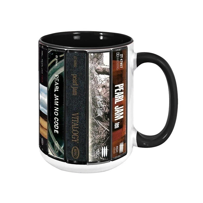 Pearl Jam Albums Cassette Retro Collection Mug - Image 4 of 4