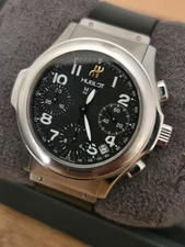 HUBLOT MDM ELEGANT #1810 = NO TARIFFS = 1810.1  chronograph/watch auto/mech.