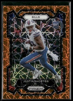 2023 Panini Prizm #310 Justin Shorter Lazer