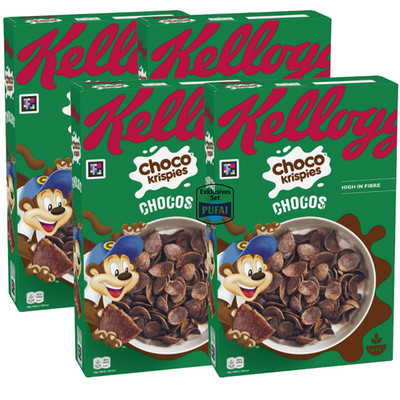 Kellogg s Choco Krispies Chocos 4×420g   Schoko-Cerealien, knusprig