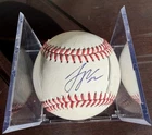 Game Used Auto Logan Webb Signed Official League Baseball San Francisco Giants