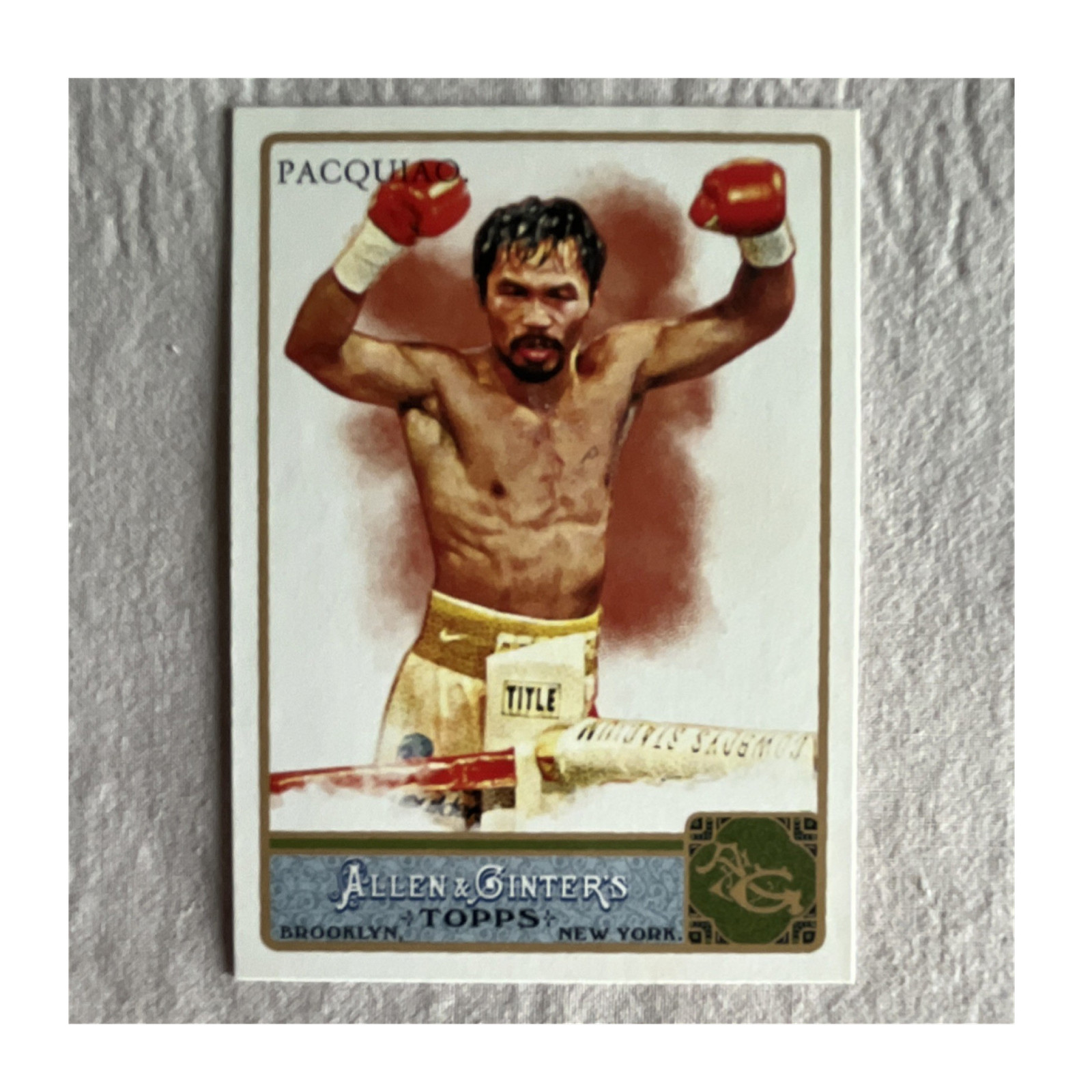 Topps 2011 Allen & Ginter Manny Pacquiao Boxing Base Set Card #262