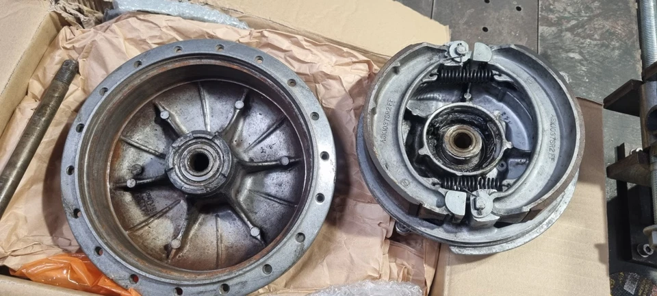 Honda CB350 Twin Motorcycle 7" TLS Front Brake Drum/Hub, Excellent Condition. - Image 4 of 4