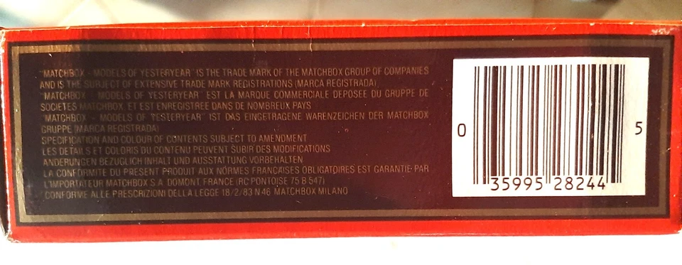 Matchbox Models of Yesteryear  Y15 (1920) Swan Vestas Preston Tramcar sc. 1:87 - Immagine 4 di 4