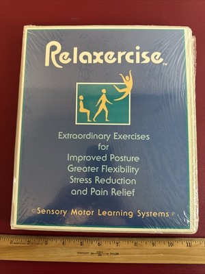RELAXERCISE-Exercises for Posture Flexibility Pain Relief, 6 Cassette Course-NEW