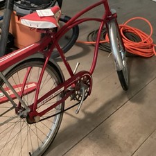 SkyRider Deluxe 26in Red Cruiser Bike 1-Speed Coaster Brake w/ Fenders
