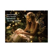 2026 Fairy Calendar Wall Calendar Month to View Calendar Hanging Calendar