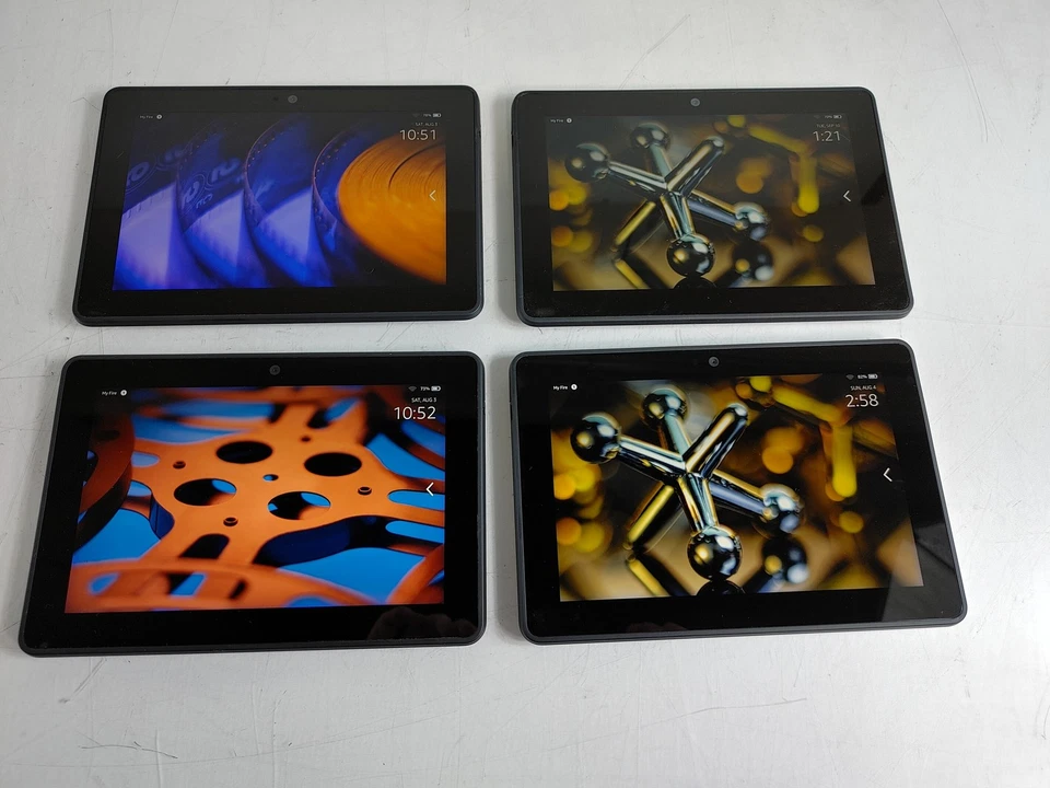 Lot Of 4 Amazon Fire HDX 7 " 16GB 3rd Gen C9R6QM " Per Parti Solo " - Immagine 2 di 4