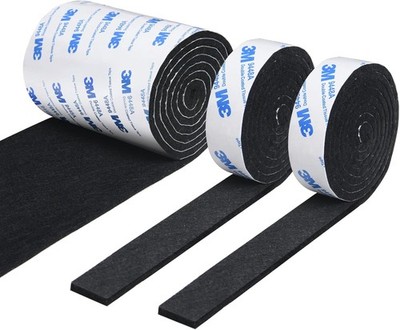 Vicloon Filzgleiter Selbstklebend, 3 Rollen Filz selbstklebend(120 * 10cm *1er
