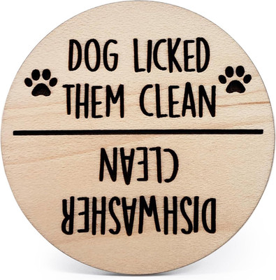 Funny Kitchen Gadgets Clean and Dirty Sign for Dishwasher, Apartment Essentials 