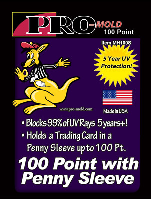 5 Pro-Mold 100PT Mag Card Holders w Penny Sleeve MH100S - Free Shipping Always!