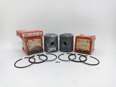 Honda CB125K K3 K5 CL125A SS125 Piston Ring Size 0.75 Pair NOS Japan