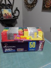 New 38 Count Imation 2HD IBM 3.5" High Density Diskettes 1998 USA
