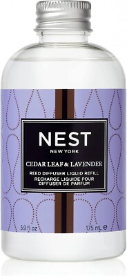 NEST Cedar Leaf & Lavender Reed Diffuser Liquid Refill,5.9oz Brand New no Box