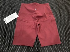 Lululemon New NWT Align HR Short 8  Pockets Size 6 RDMR