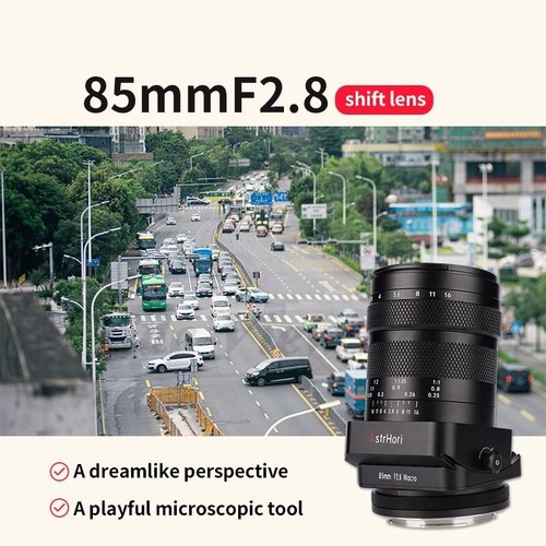 AstrHori 85mm F2.8 Full Frame TiltShift Macro Lens for Sony/Canon