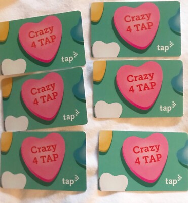 Metro TAP Crazy 4 Tap Valentine's Day Subway Transit Lmtd Card NOT Loadable