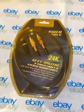 Homecenter S-Video Cable 24K 12 FT. Stereo Audio Cable