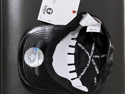 AAPE A Bathing Ape Rolling Loud Cap One Size Black BNWT 