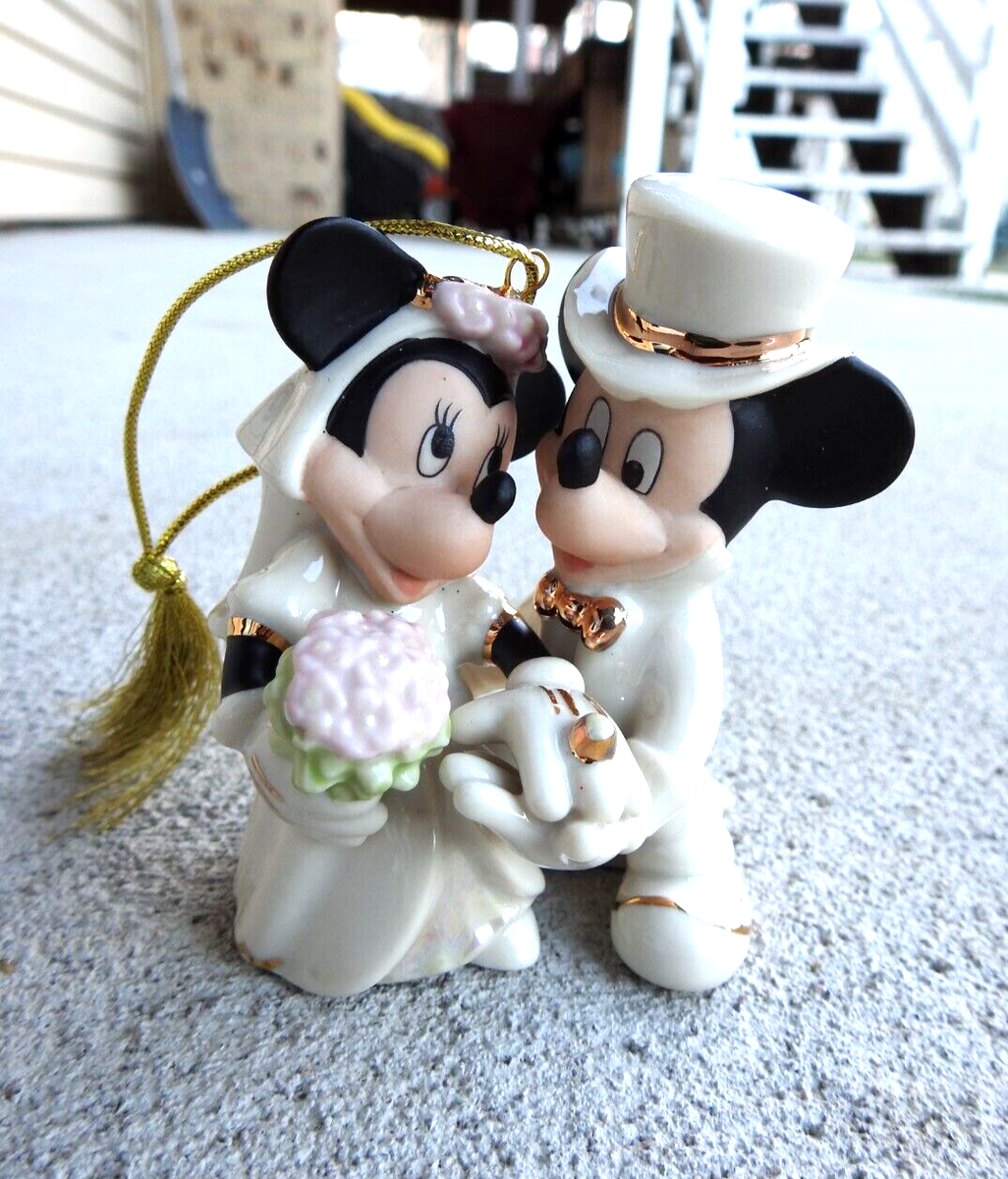 Lenox Disney Minnie's Dream Wedding Mickey Mouse Ornament | eBay