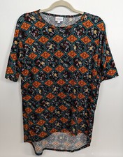 Lularoe Irma XS Shirt Multicolor Excellent Pre Owned. Made In USA Fit Sz 2-4