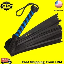 BDSM Genuine Cowhide Thick Leather Flogger 25 Tails Heavy & Thuddy