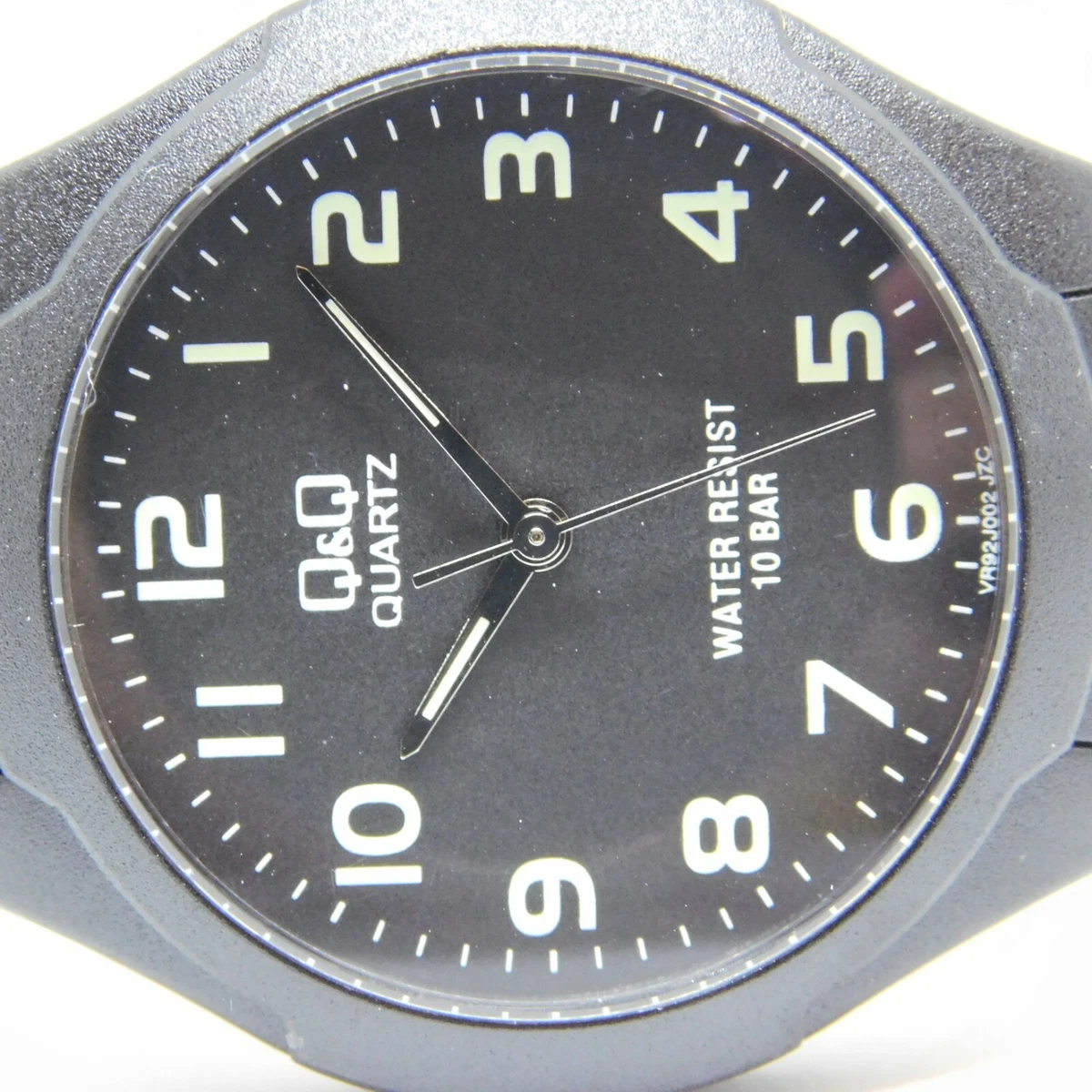 Q Q Water Resistant Dark Tone Quartz Analog Unisex Watch eBay