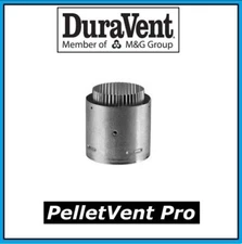 DURAVENT PELLETVENT PRO 4" Female Flex Adapter #4PVP-ADFF NEW! PELLET VENT