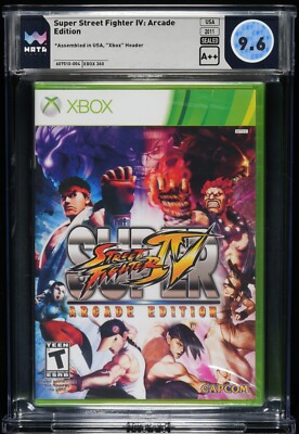 Super Street Fighter IV Arcade Edition Xbox 360 New Sealed Graded WATA 9.6 A++