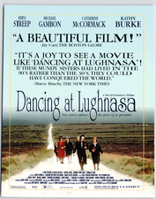 Dancing At Lughnasa Movie 1998 Promo Ad Meryl Streep Theatre Vintage Postcard