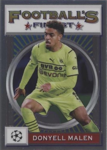donyell malen 10シリ psa9 Donyell Malen 2021-22 Topps Finest UEFA Champions League #67