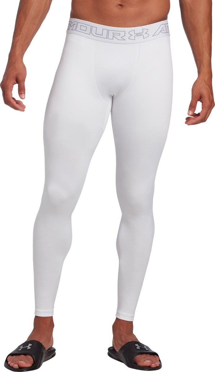 Under armour ColdGear Leggings for Men - Size 3XL - White | eBay