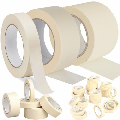 MAKING TAPE WHITE 25MM 50MM X 50M LOW TACK GENERAL PURPOSE DECORATING - Picture 4 of 9