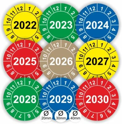 UVV Plaketten Prüfplaketten Wartung Etiketten Prüfung DGUV BGV D27 BGR BGI GUV