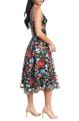 maren floral embroidered fit & flare dress Maren Dress – Dress the Population