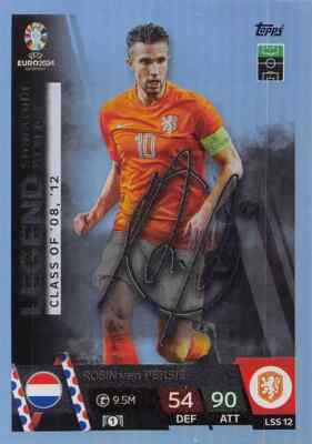Match Attax Euro 2024 Robin Van Persie Signature Style Legend UEFA