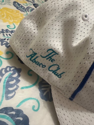 Abacoa Club Cap Hat Winding Bay Ritz Carlton White Adjustable Strap Back - Picture 7 of 11