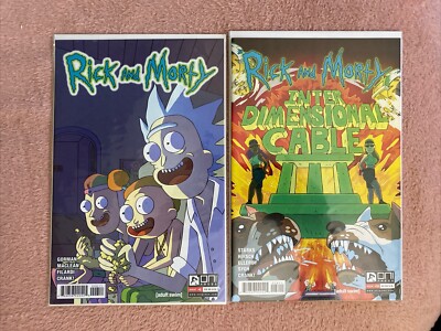 Rick and Morty Issue 6 & 28 (2015, Oni Press, 1st Print) Adult Swim Comics
