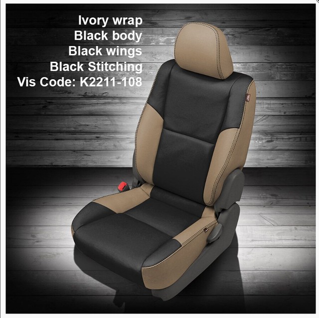 20122015 Toyota DOUBLE Cab KATZKIN Leather Seat Covers Kit Stock Custom eBay