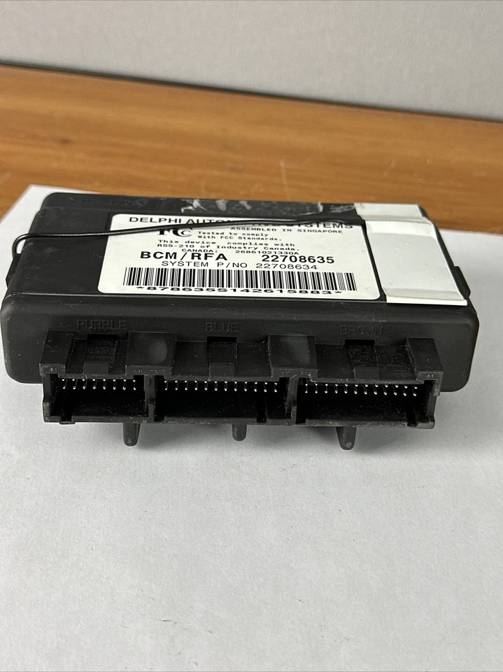 2003-2005 CHEVROLET CAVALIER BODY CONTROL MODULE BCU BCM 22708635 OEM DELPHI - Изображение 3 из 4