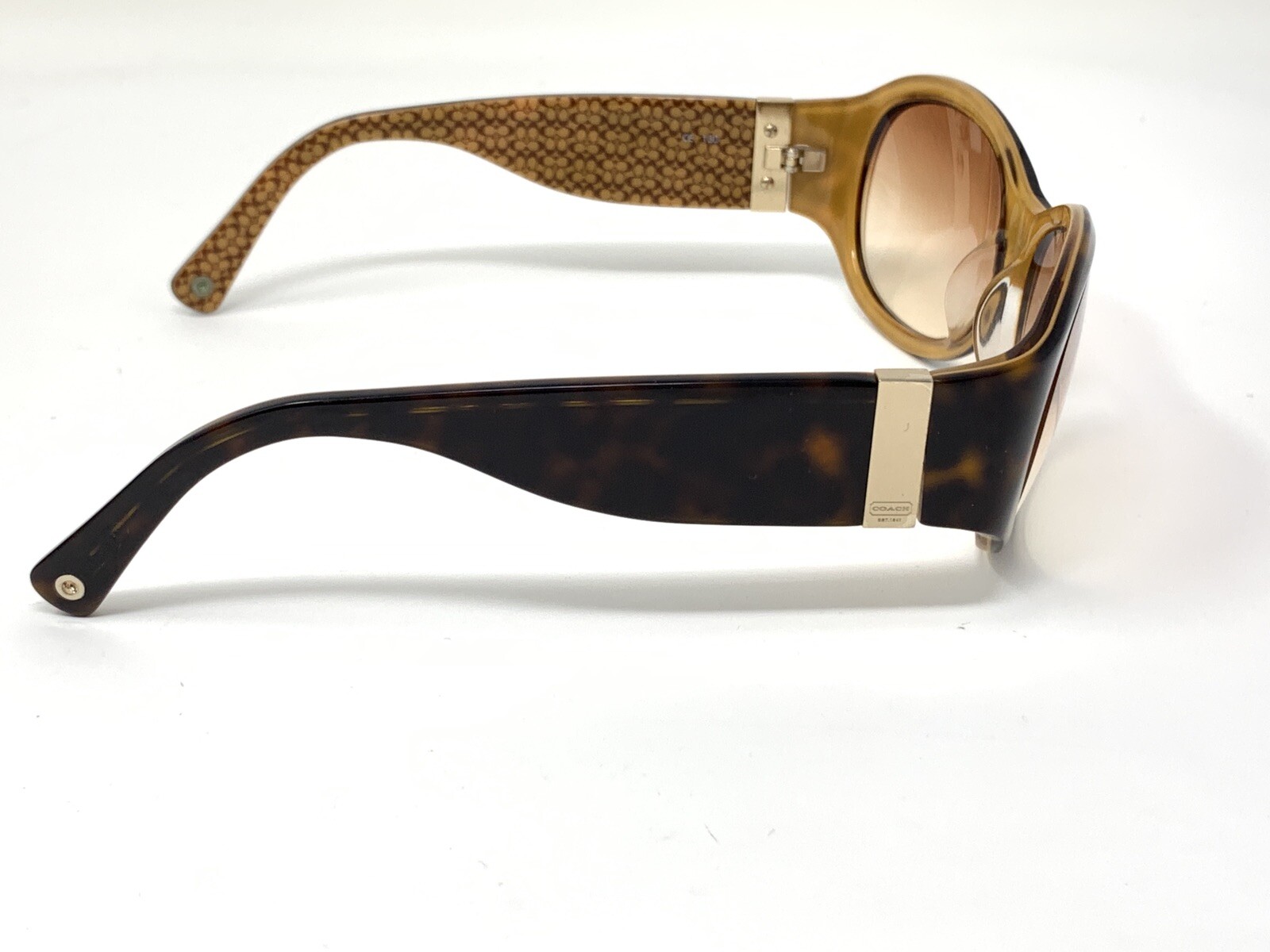 Coach Judi S457 Tortoise EYEGLASSES FRAMES 5716 Butterfly Missing Some