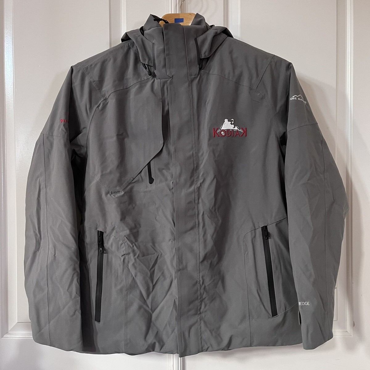 Eddie Bauer Insulated Jacket Adult XL Gray Weatheredge Plus EB554 Mens