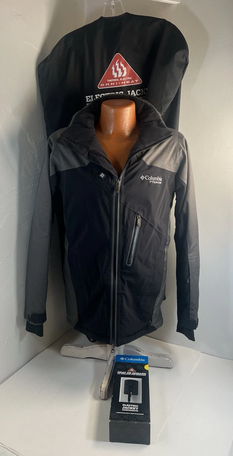 Columbia Men’s RARE Heated Omni-Heat Coat - Men’s Small
