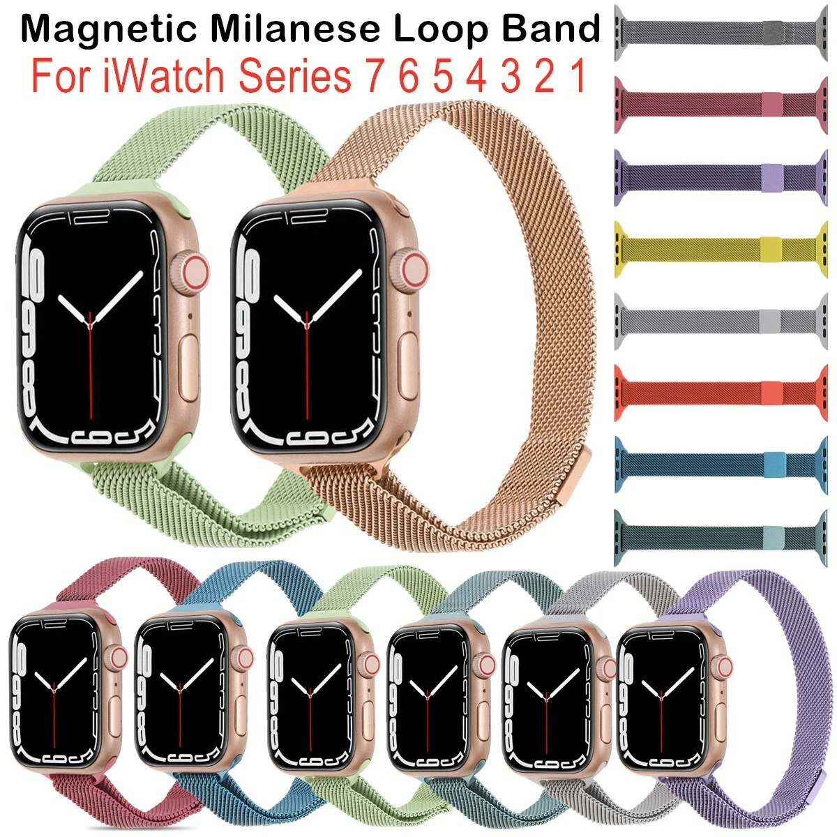  Luxury Band Compatible with Apple Watch SE Series 7/6 38mm 40mm  41mm 42mm 44mm 45mm, Genuine Leather Vintage Replacement Strap Classic Bands  Buckle Compatible with iWatch SE 7/6/5/4/3/2/(Black42/44/45) : Cell Phones