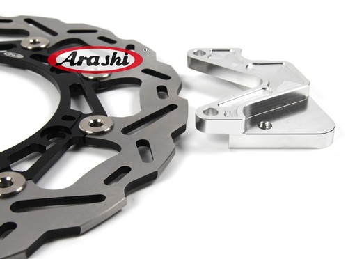Rotor de disco de freno delantero flotante Arashi para Honda FORZA 250 2008 2009 2010 negro - Imagen 11 de 11