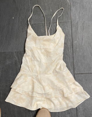 open lace back dress Manning Cartell