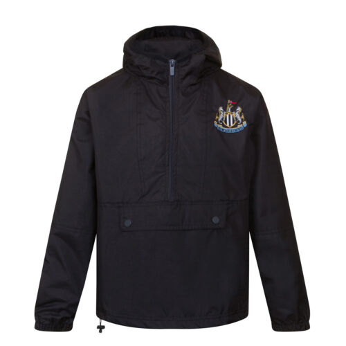Newcastle United Mens Jacket Shower Windbreaker OFFICIAL Football Gift - Afbeelding 1 van 9